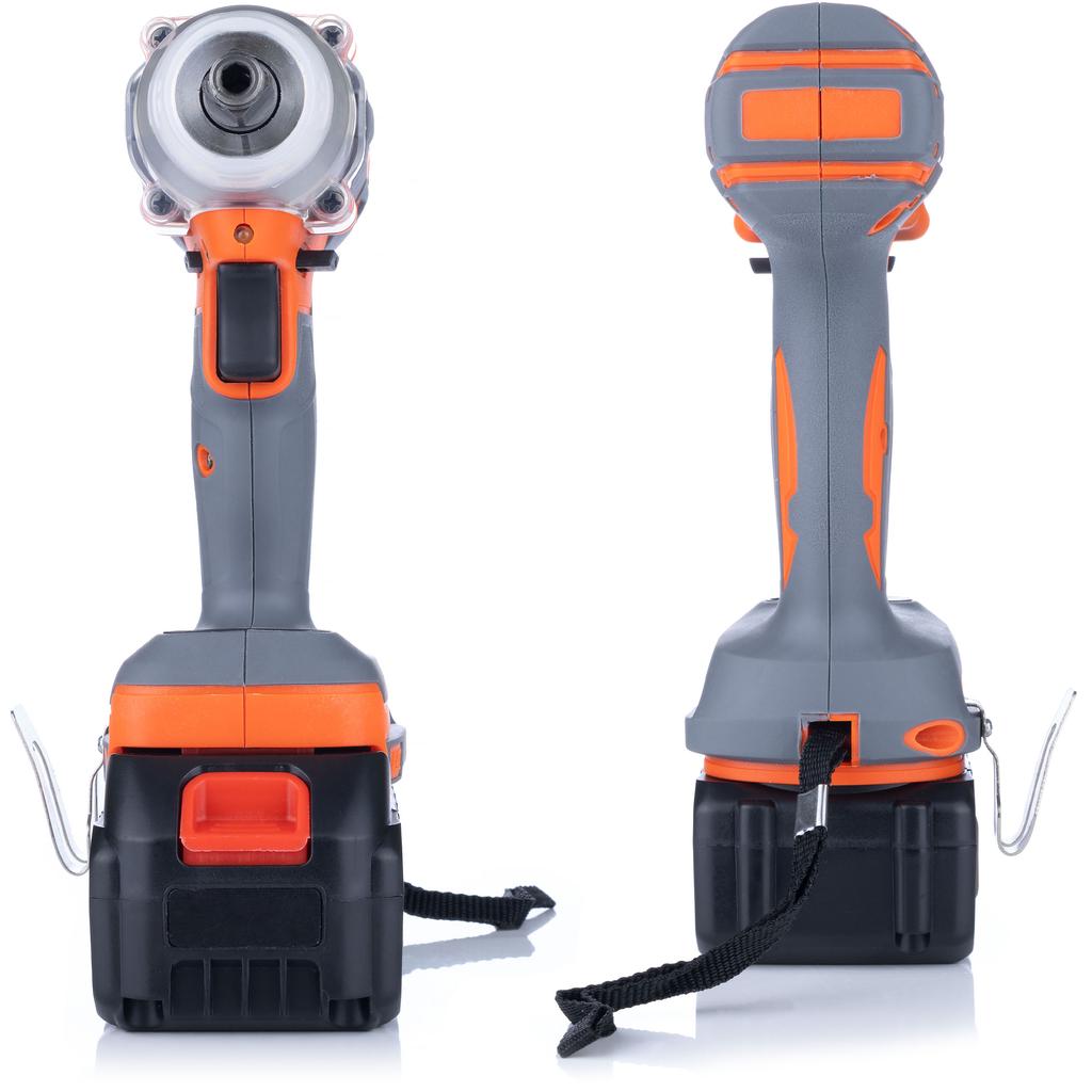 Rosfix Akumulatorowy Klucz Udarowy Orange Doberman 21V OD21V – Moment Obrotowy 350 Nm | 2x Akumulator 4Ah Max Lithium Power | Ergonomiczny Design