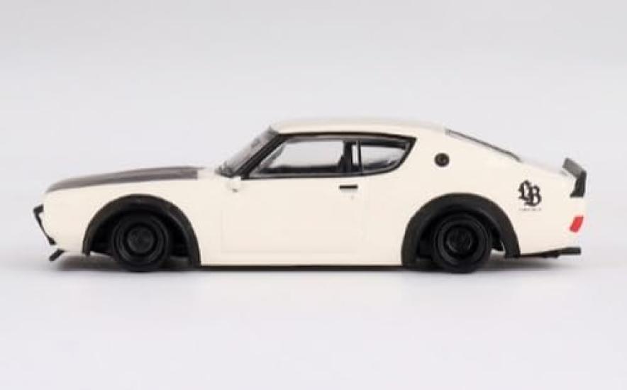MINI GT scale Nissan Skyline Kenmeri Liberty Walk White Finished Product 1/64 (Right-Hand Drive)