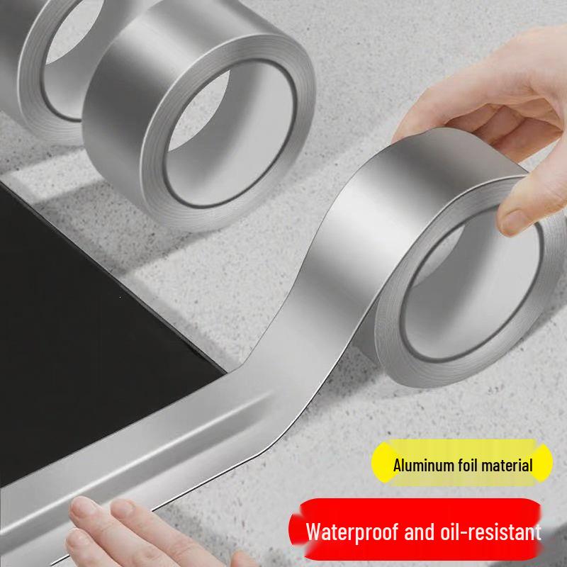 Ruban adhésif en aluminium de cuisine imperméable résistant à la chaleur pour sceller les interstices de cuisinière et d'évier