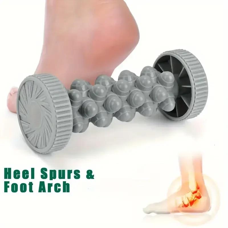 Foot Massager Roller Yoga Massage Plantar Fascia Roller Fitness Muscle Relaxation Rolling Stick Plastic Manual Foot Massager