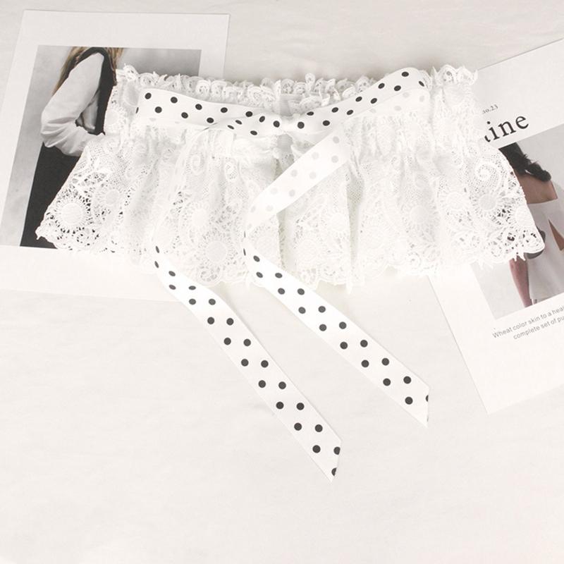 Elastic Corset Waist Belt Lace Elastic Belt Stretchy Belt For Dresses Lace Up Waistband Waist Cincher Belt