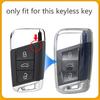 Etui ochronne dla VW Passat B8 Magotan Taos dla Skoda Fabia Superb A7 Kodiaq Seat Ateca Kluczyk inteligentny bezkluczykowy Pokrowiec Przezroczysty TPU