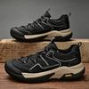 Neue Mode Herren Freizeit Sneaker Echtes Leder Outdoor Wanderschuhe Britischer Stil Designer Dicke Sohle Reise Wanderschuhe