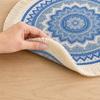 Yousheng Vintage Round Coasters, Pastoral Cotton Linen Placemats, Soft Jute Tassels Drink Mats, Handwoven Table Pads Mats Accessories