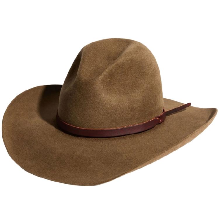 Classical Homburg Hat Cowboy Hats Gift for Boyfriend Top Hat Wide Brimmed