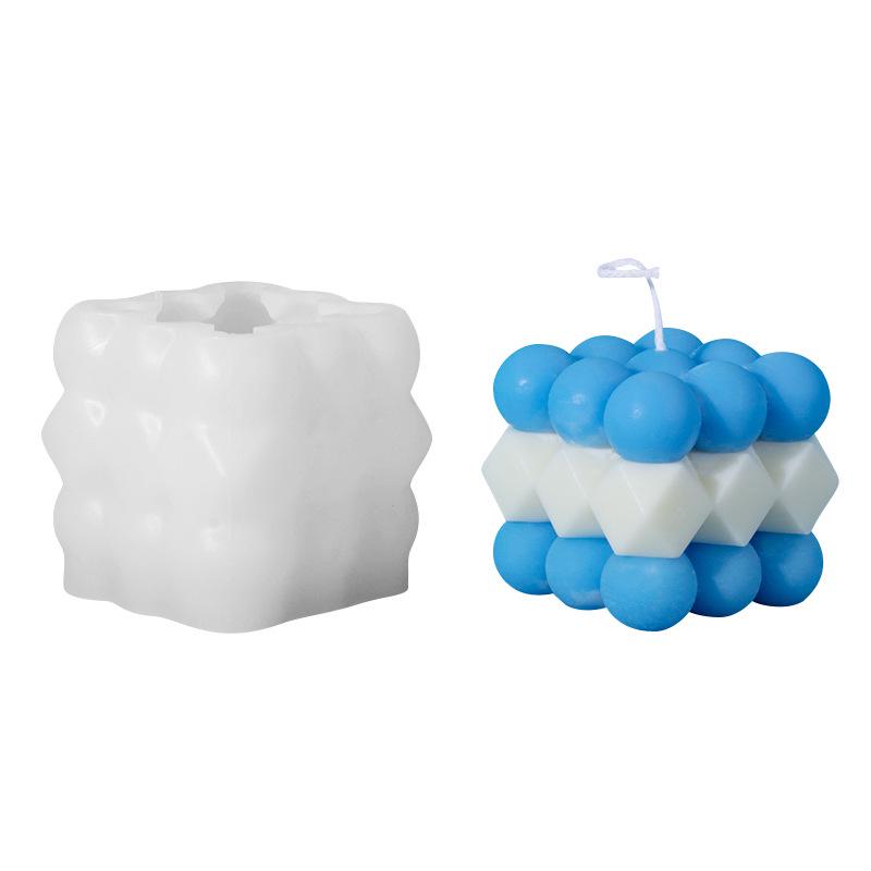 Sanshin Κερί Αρωματοθεραπείας & Διάχυτης Καλούπι Σιλικόνης - DIY Μαγικός Κύβος Αναμνηστικό Στολίδι