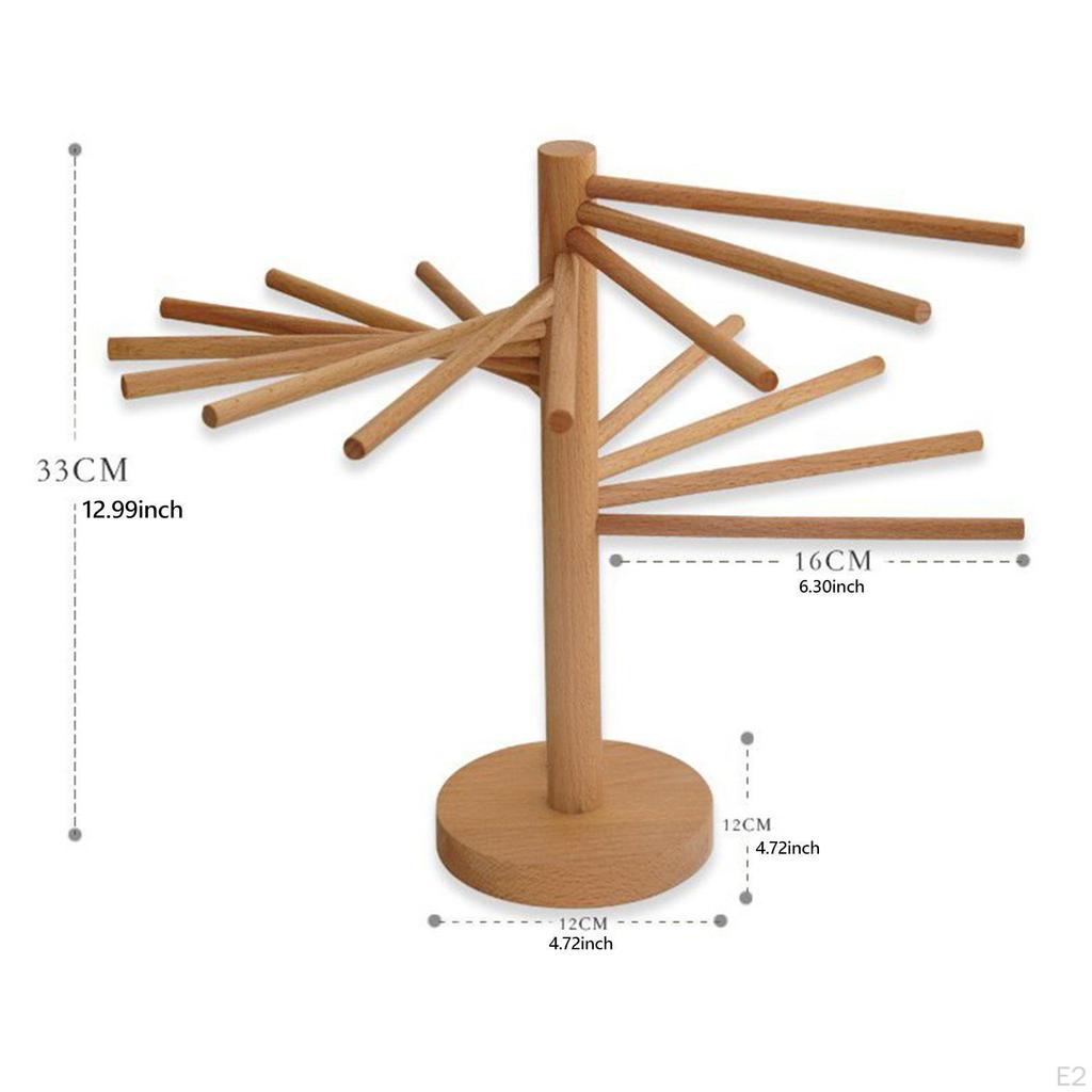 Pasta Drying Rack,Detachable Dryer Rack,Easy Storage Noodle Tree Stand,Pasta Rack for