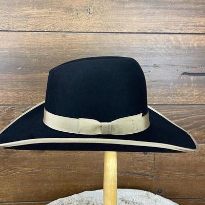 Cowboy Wind Sheep Felt Hat, Solid Color With Decorative Felt Hat