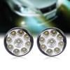 2X Car White 9‑SMD LED Daytime Driving Running Light DRL Fog Lamp Head Light Bulbs