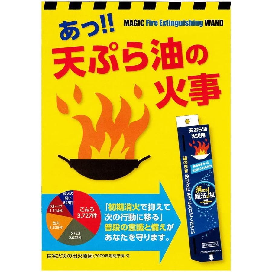 Magic Wand Tempura Fire Extinguishing Agent Wand Set of (Magic 2)