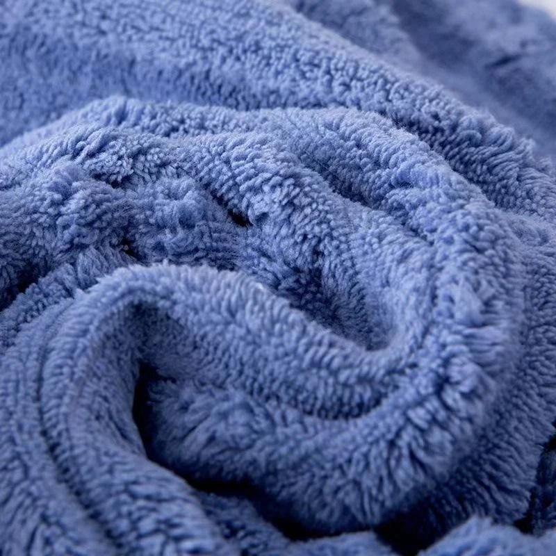 Newcomer 0.01 Coral Fleece Bath Shawl: Thick, Quick-Drying, Absorbent Beach Towel