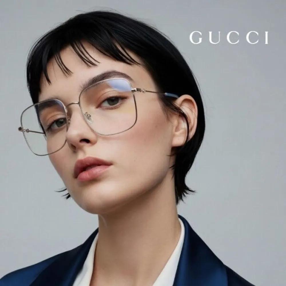 

[Gucci] Eyeglass Frames GG0445O 002 Square Metal Glasses for Women and Men GG0445O 002_I [56]
