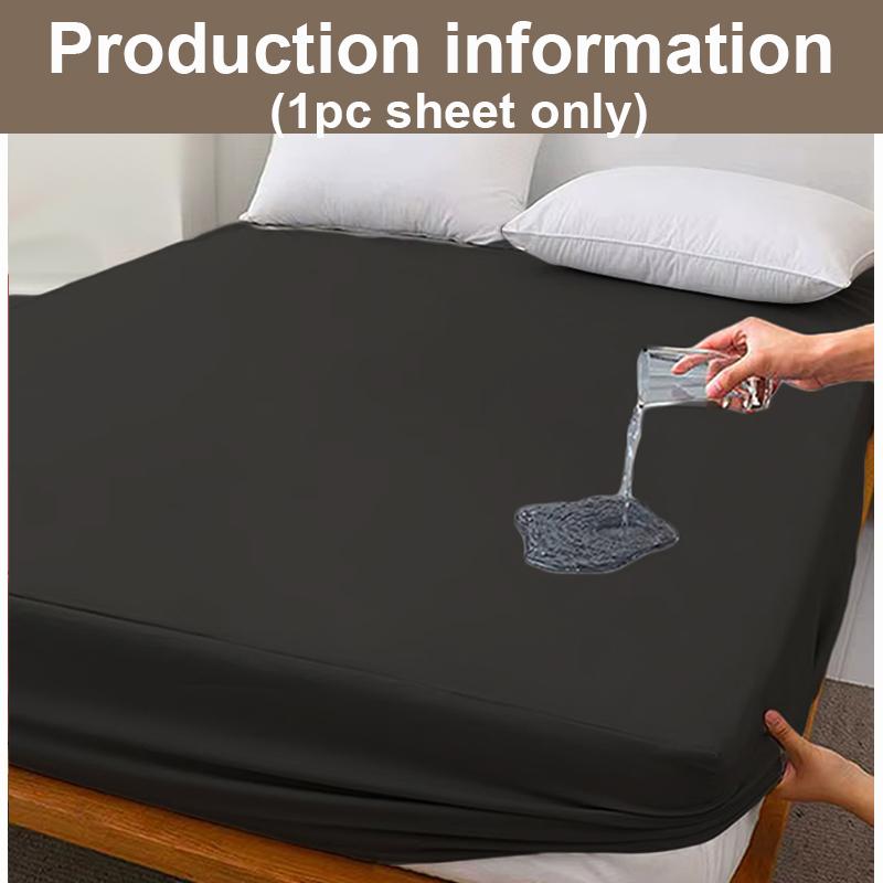 

1 шт. Удобные простыни Высокое качество Водонепроницаемая простыня на резинке Двуспальные/Односпальные простыни Мягкое постельное белье Наматрасник Все сезоны Несколько размеров 90*200*30cm（only sheet）