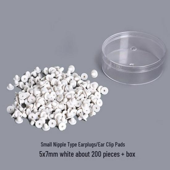 Transparente Silikon-Ohrstecker und Ohrstöpsel-Verschlüsse - Anti-Drop, Anti-Rutsch-Clips