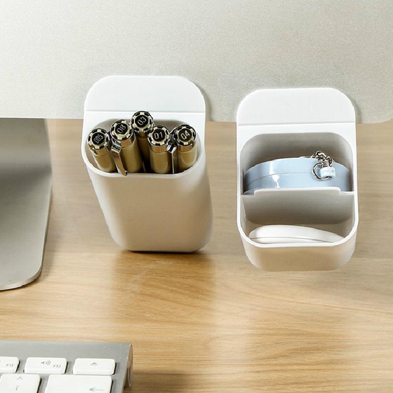 Multifunctional Desktop Pen Holder and Storage Box for Office Supplies