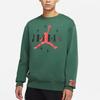 Air Jordan Sports Casual Crew Neck Sweatshirt Men Tops Green DO9153-333