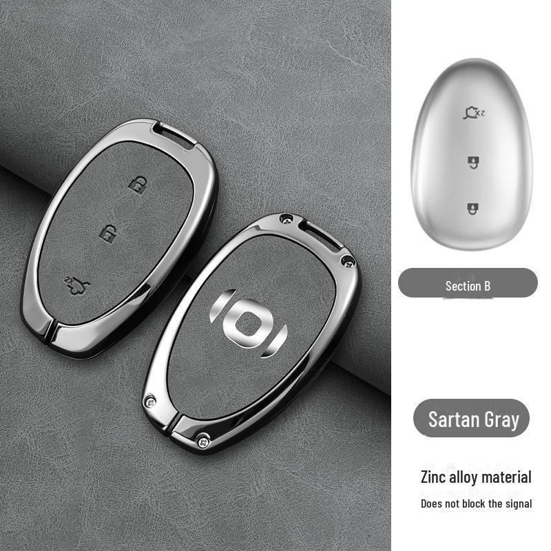 Changan Qiyuan A07 Key Cover with High-End Metal Buckle for Male and Female Models.
