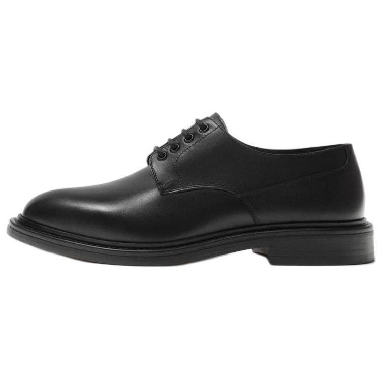 

Zara Leather Elegant Round-Toe Dress Shoes Men Shoes Black 12403420 40