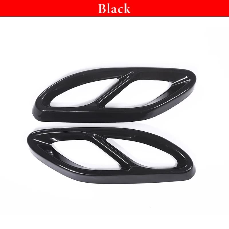 

For Mercedes-Benz A, B, C, E, GLA, GLC, GLE, GLS, CLS, Class, stainless steel, rear car muffler, pipe, cap, gasket, tail, throat чёрный