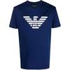 Letter Print Crew Neck Straight Fit Short Sleeve T-Shirt Men Tops Blue 8N1TN5-1JPZZ