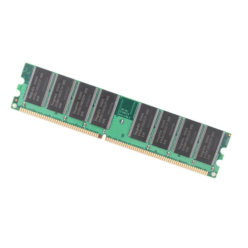 Trendy! DDR 1GB PC Memory Ram DDR1 Desktop PC3200 400MHz 184 Pin Non-ECC Computer Memoria Module