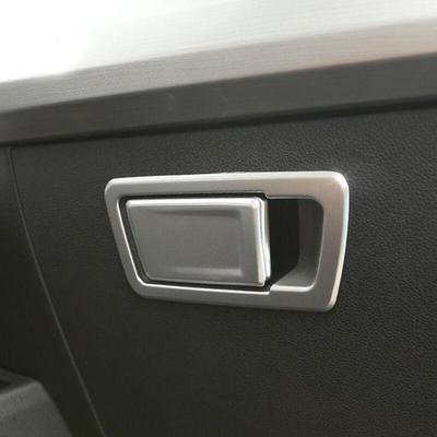 Proton X70 2018 ABS plastiko chromuoti priedai Automobilio antrojo piloto daiktadėžės rankenos dubens rėmo panelės dangtelio apdaila