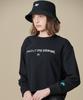 BBC EARTH W Slogan Crop Sweatshirt_Black