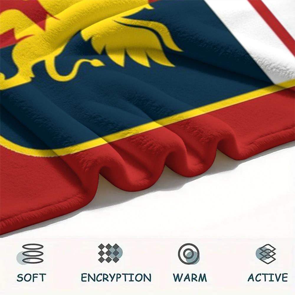 Genoa CFC Print Flannel Blanket, High quality Comfortable for All Seasons, Home Decor, Warmth and Comfort, Perfect for Christmas Gifts28