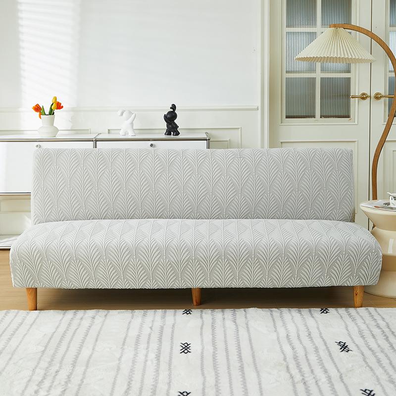 1 Pc New Jacquard Sofa Bed Cover Stretch Futon Cover For Living Room Dustproof Washable Slipcover Of Sofa Bed