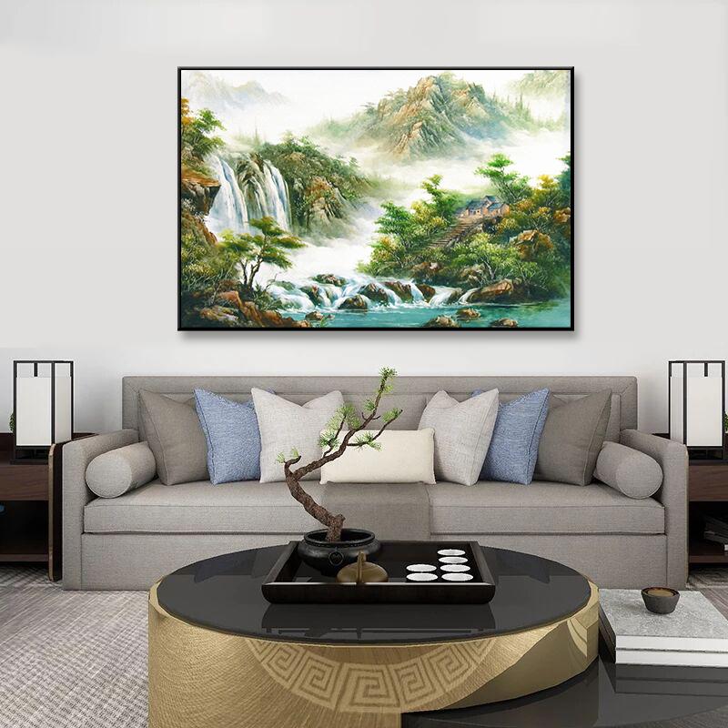 American Country Pastoral Style Living Room Dining Room Background Decorative Painting Bedside Bedroom Hotel Canvas Painting Art