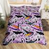 Halloween Duvet Cover Queen Boys Trick or Treat Bedding Set For Kids Teen Room Decor Microfiber Soft Sugar Skull Comforter Cover