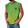 Gilet Estivo da Uomo Girocollo Sfumato Sportivo Casual Senza Maniche