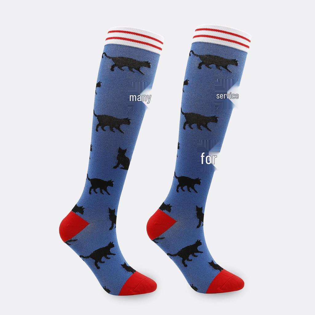 33 Styles: Sports Compression Long Socks - Elastic & Colored