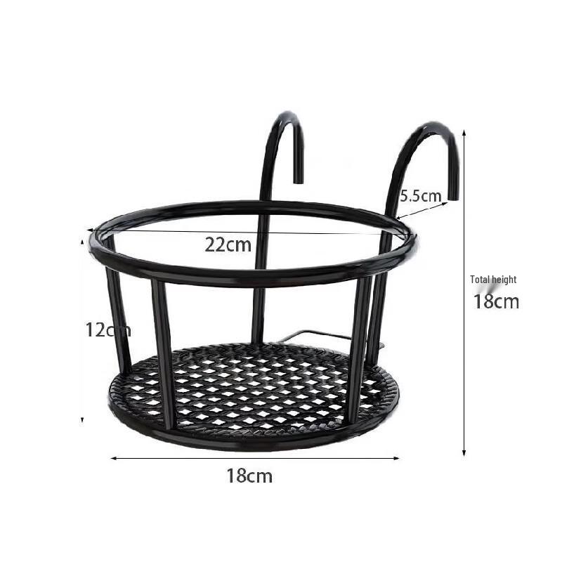 Hanging Iron Art Planter Basket