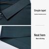 TRIES Men's Blended Lapel Short-Sleeved Polo Shirt