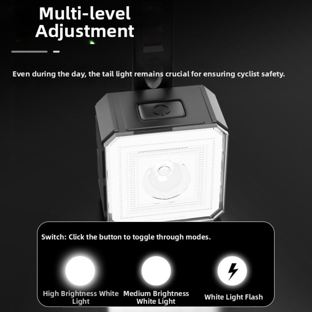 Quick Charging Bicycle Brake Tail Light High Brightness Cycling Accessories Night Cycling