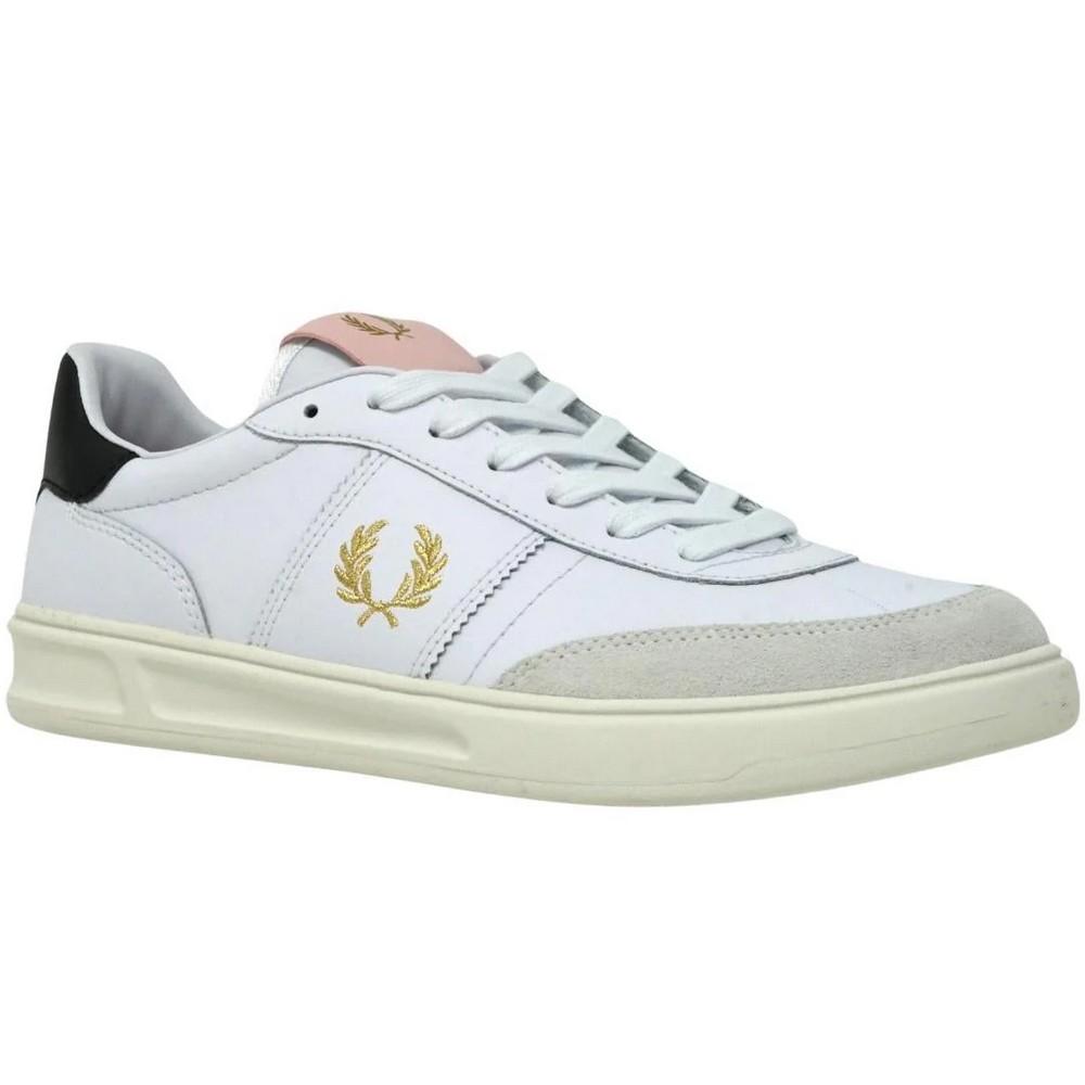 Fred Perry Womens/Ladies Logo Leather Trainers
