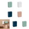 Chic Wall-mounted Tissue Box Holder With Stylish Concave Round Opening For Convenience