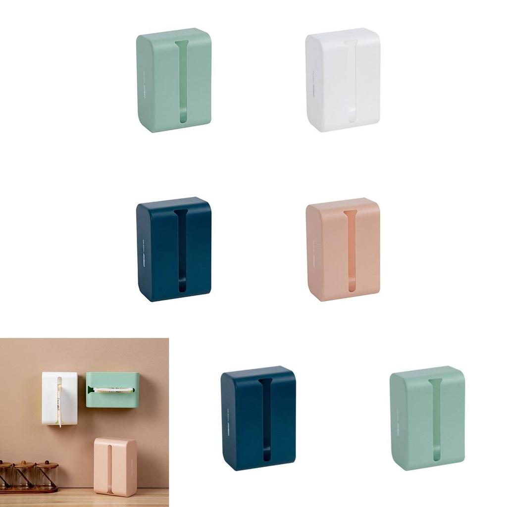 Chic Wall-mounted Tissue Box Holder With Stylish Concave Round Opening For Convenience