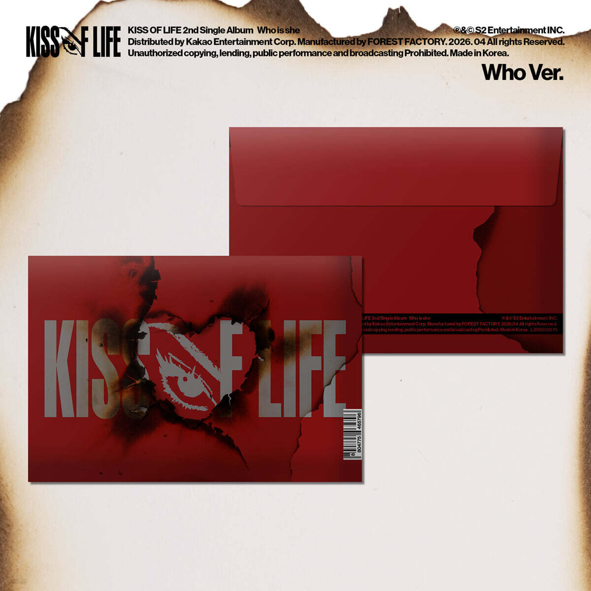 

KISS OF LIFE - Who is she / 2nd Single Album (Who Ver.) Who Ver.