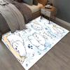 Kawaii Niedliche Hunde Druck Teppich für Zuhause Wohnzimmer Schlafzimmer Sofa Fußmatte Dekor Großer Flächenteppich Rutschfeste Bodenmatte Modisch