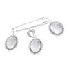 Wedding Boutonniere Photo Charm Pin Photo Frame Brooch Fashion Accessories Pendant Brooch Suitable for Special Occasions
