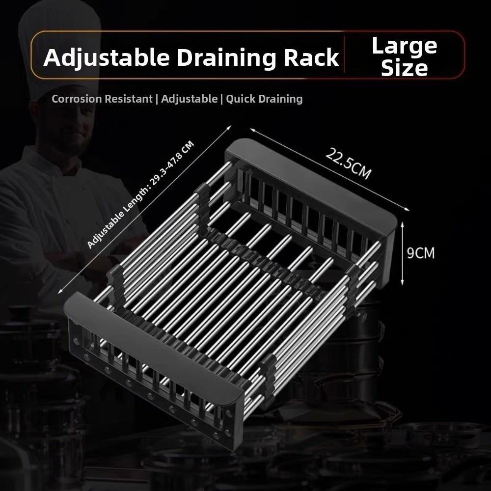 Extend Sink Rack Portable Extender Basket for Vegetables New Kitchen Sinks Accessories