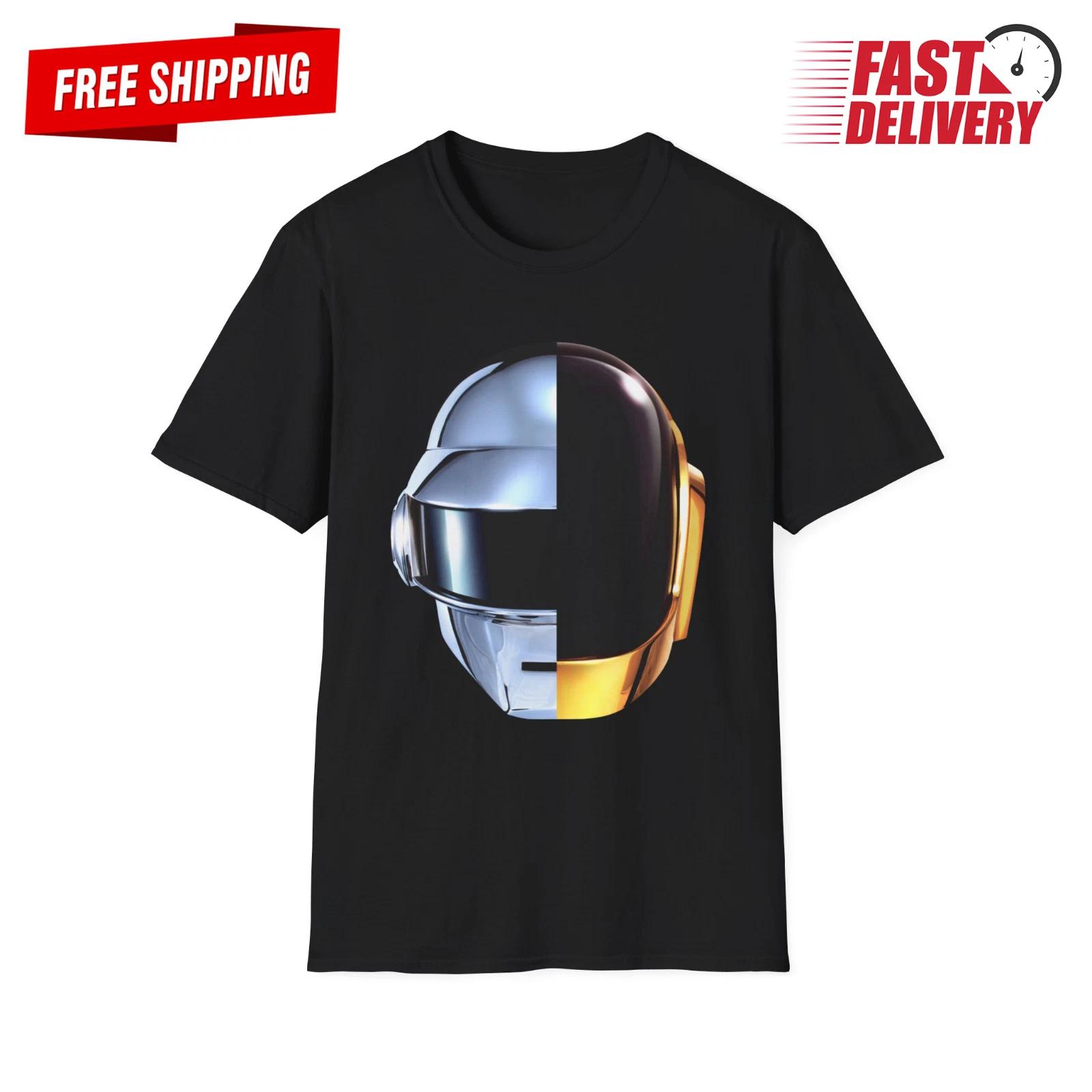 

Daft Punk Random Access Memories RAM Разделенный шлем Логотип Арт Обложка Футболка S