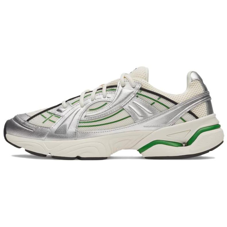 Under Armour Sola Stone Metallic Silver Team Kelly Green Unisex Sneakers 6005284-281 36