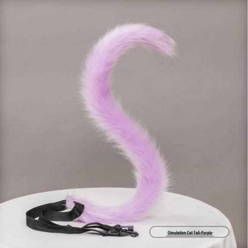 Japanisches Fuchsplüsch-Katzenohren-Stirnband - Girly-Herz-Simulationsstil