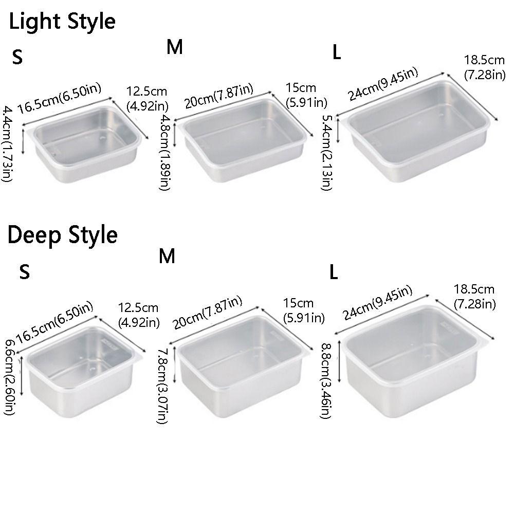 Thickened Preservation Box Sealed Refrigerator Organizer Container Food Container  Office
