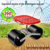 Pastoral Mobile Lazy Stool with Wheels for Greenhouse and Strawberry Picking