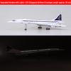 1:200 Scale Air France-British Airways Concorde Alloy Model - Civil Aviation Collectible Gift