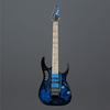 IBANEZ Chitarra elettrica signature di Steve Vai, modello JEM77P-BFP, con motivo floreale blu